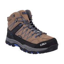 CMP Wanderschuh Rigel Mid WP (waterproof/wasserdicht) hellbraun/royalblau Junioren/Kinder